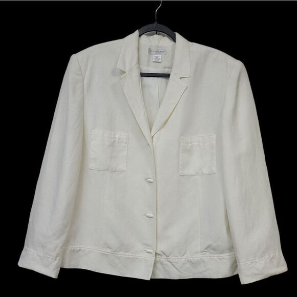 Worthington linen/rayon blazer jacket, size 20 - Picture 3 of 13